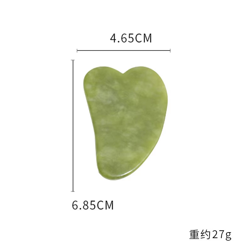 Natural Jade Face Massager Gua Sha Stone Face Guasha Masaje Facial Board Acupoint Eye Care SPA Massager Tool Massage Visage