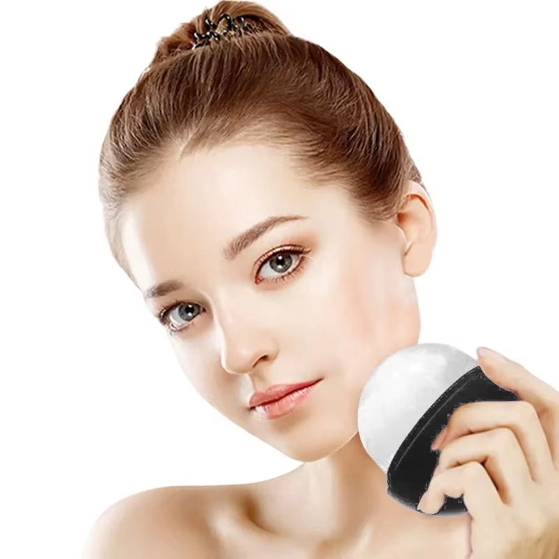 1Pc Ice Roller for Face and Eye, Ice Face Roller, Facial Beauty Ice Roller Skin Care Tools, Ice Facial Cube, Silicone Ice Mold F