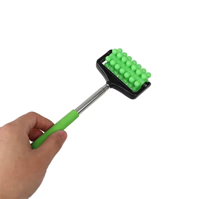 Back Scratcher Telescopic Massage Roller Relaxing Hand Massage Tool Reflexology Face Hand Foot Back Body Therapy Roller Massage
