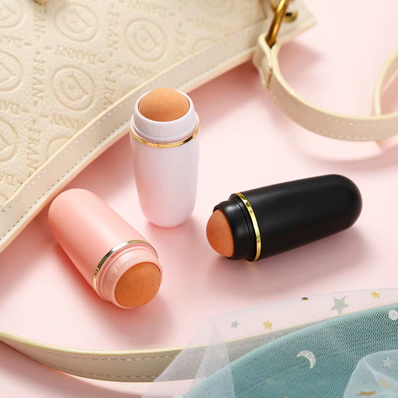 1Pcs Face Oil Absorbing Roller Skin Care Tool Volcanic Stone Oil Absorber Washable Facial Oil Removing Care Skin Makeup Tool