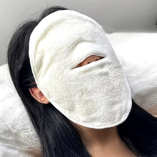 Facial Wrap, Hot Towel Mask, Reusable Facial Steamer for Hot and Cold Skin Care, Moisturizing Facial Steamer
