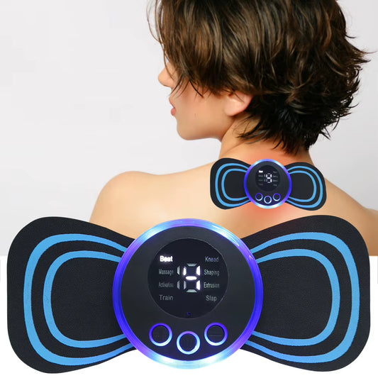 1Pair/2Pcs Massager Pads Replacement Silicon Gel Abdominal Muscle Patch Reusable Safe Comfortable EMS Neck Trainer Accessories
